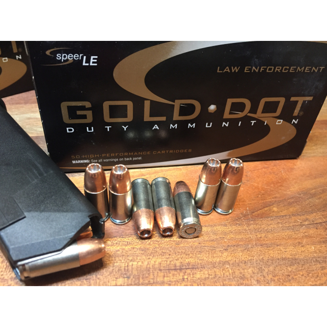 Speer® Law Enforcment Gold Dot® 9x19 Duty Ammunition