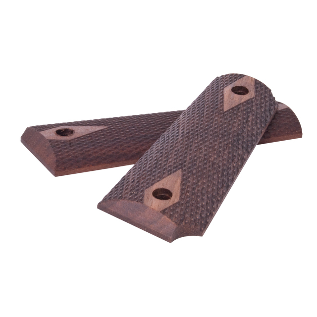 GSG-1911 grips, wood-design, Brown, Left & Right Side Plate