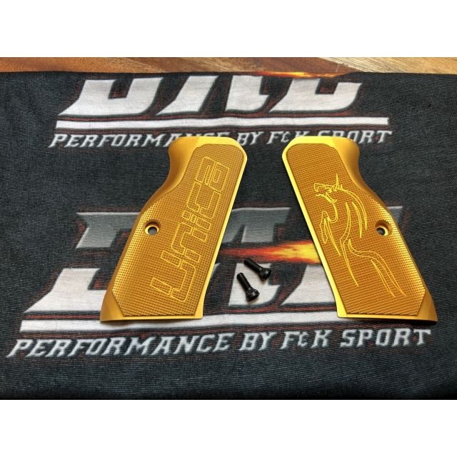 TANFOGLIO GRIP PLATE UNICA Aluminium SF FS - GOLD