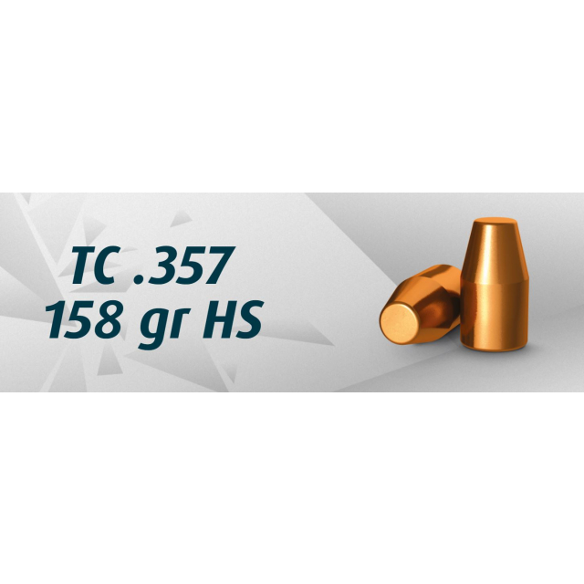 HN .38" TC .357"/158 Grain TC HS, 500 st