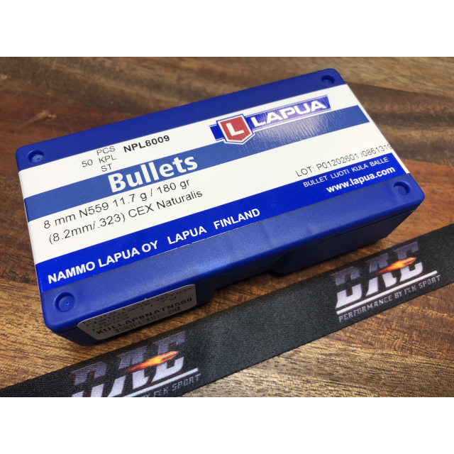 Kula Lapua CEX Naturalis 8mm 11,7g/180G N559 NPL8009 50 st