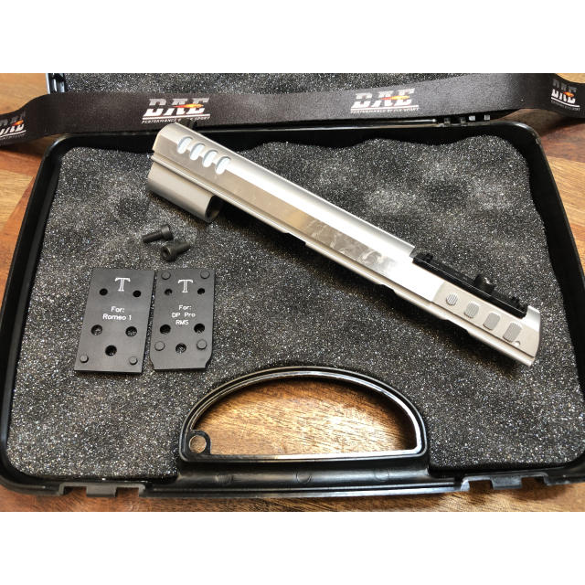 Mantel Stock II OR LF 9x19 Chrome, Pre Cut Optic Mount