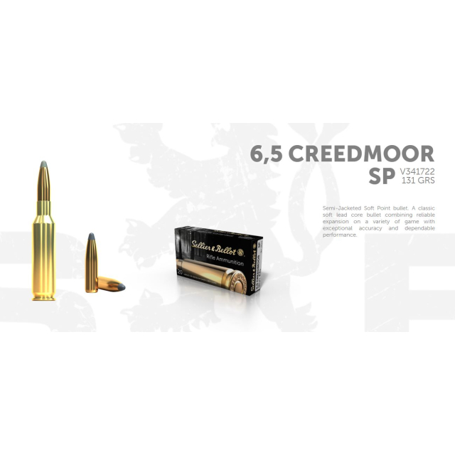 S&B 6,5 Creedmoor 131 Grs SP 20 ptr