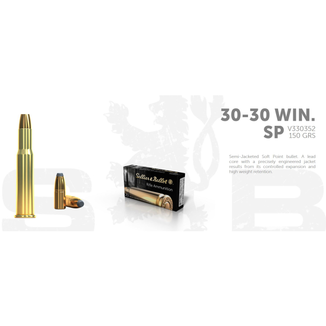 S&B .30-30 Win 150G SP 20 ptr JAKTAMMUNITION