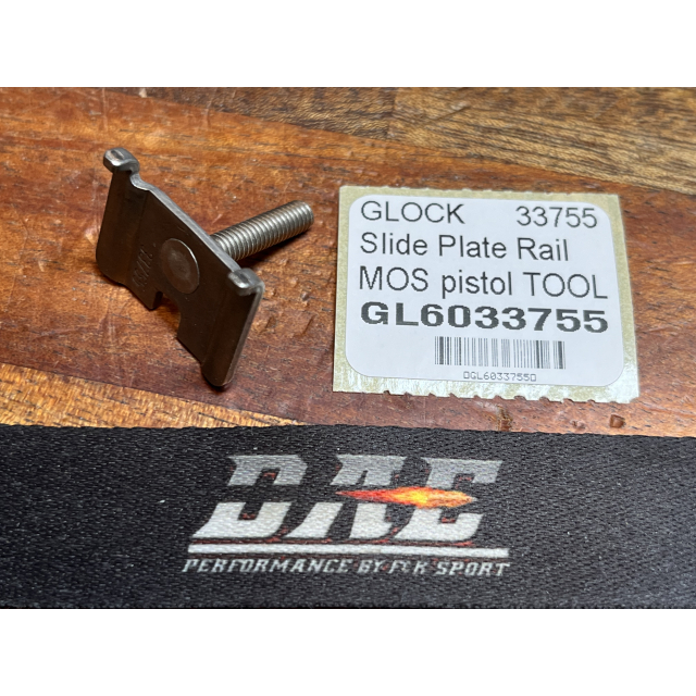 Adapter Glock Slide Plate Rail MOS pistol