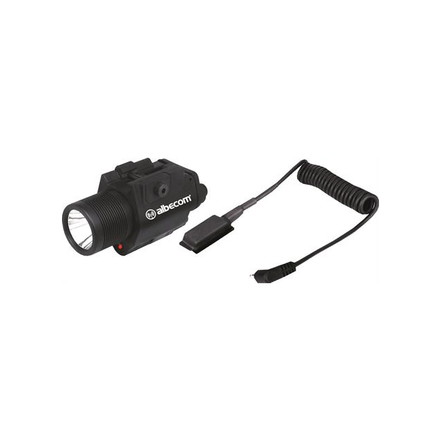 Vapenlampa Vit LED 750 Lumen, med Strobe / Laser r