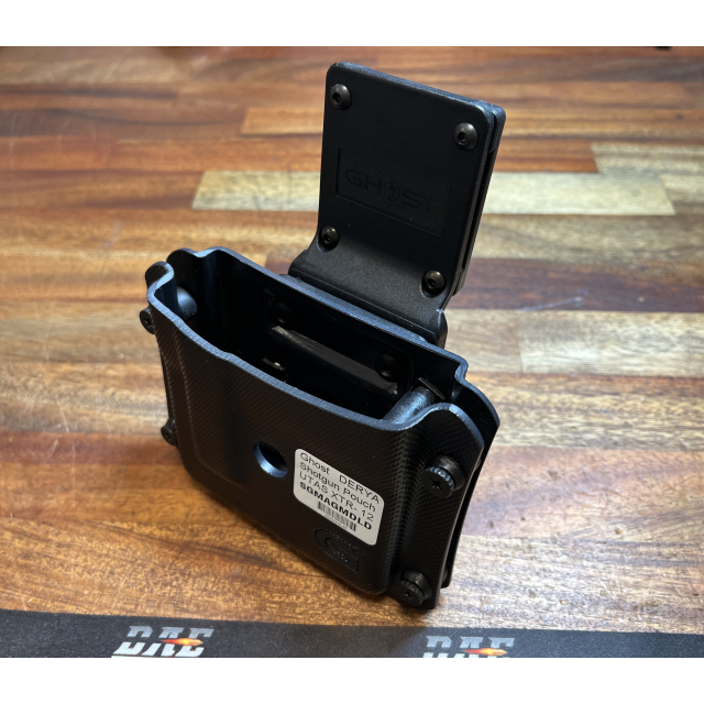 Ghost Shotgun Pouch DERYA, UTAS XTR Low Ride Fixed BLK