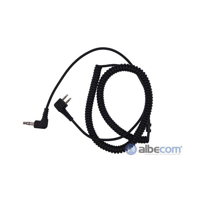 Kabel Peltor 2-stift FL6H-SV-Vinklad kontakt art 639