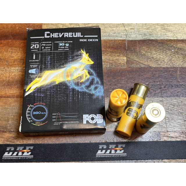 Hagel 20 Nobel Sport FOB Chevreuil BLY 20/70 US1 30 Gram