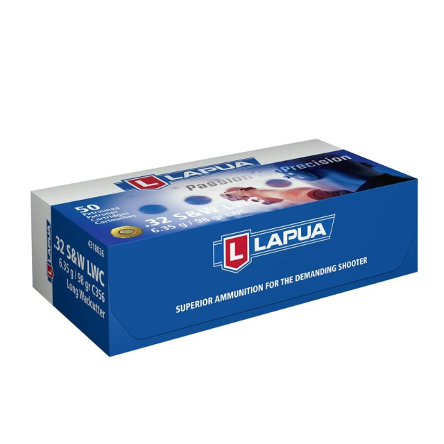 Lapua .32 S&W LWC 6,35g/98g 50 ptr