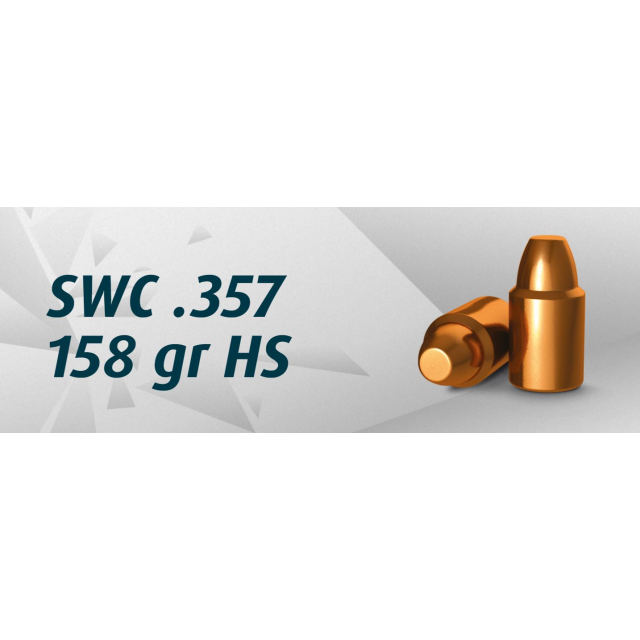 HN .38" SWC .357"/158 Grain SWC HS, 500 st