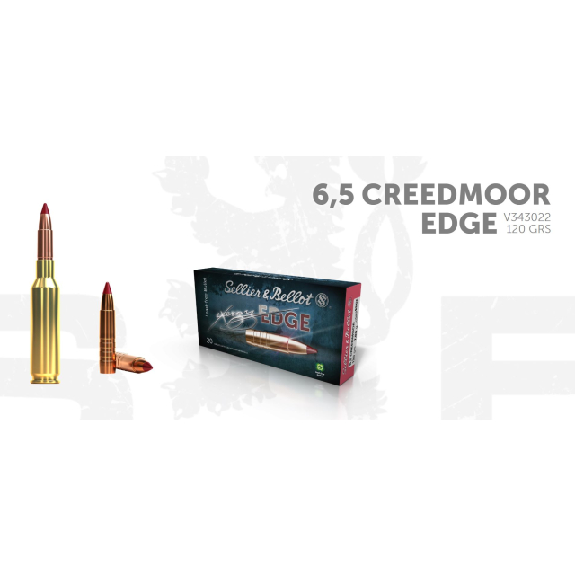 S&B 6,5 Creedmoor EDGE CE (CUTTING EDGE) 20 ptr