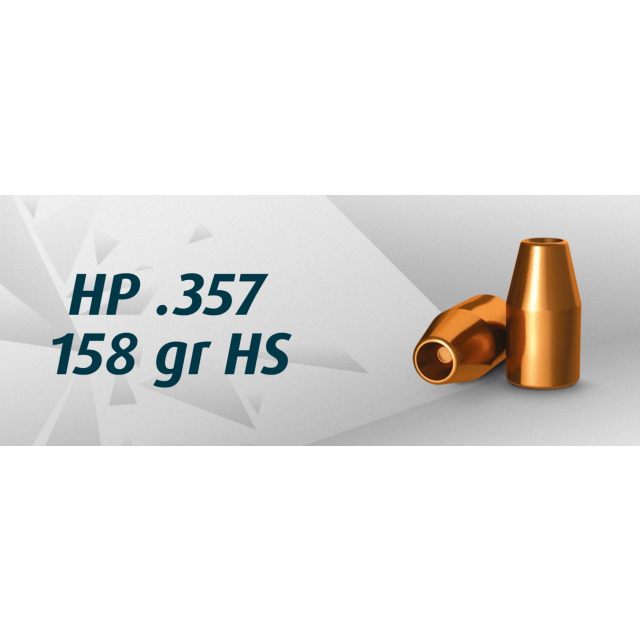 HN .38" HP .357"/158 Grain HP HS, 2000 kulor "BULK