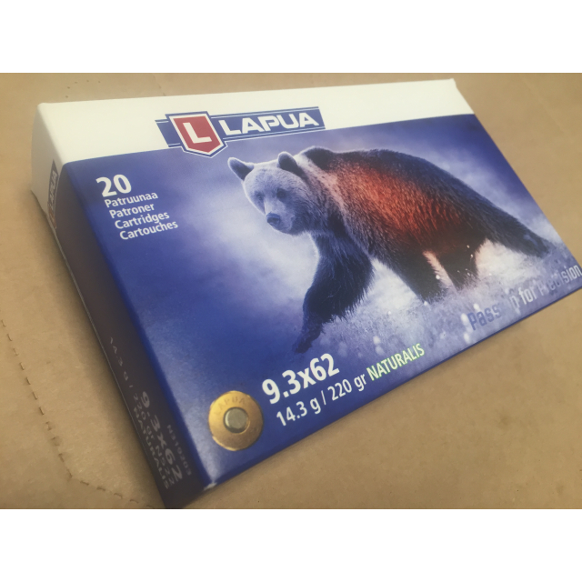 Lapua 9,3x62 NATURALIS  JAKTAMMUNITION