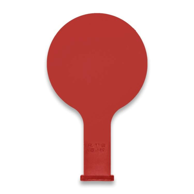 Plast-Måltavla modell Veleta 200mm - RÖD / RED