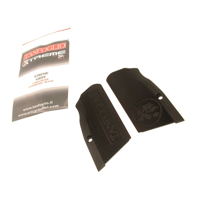 TANFOGLIO GRIP PLATE XTREME LF Custom - BLACK