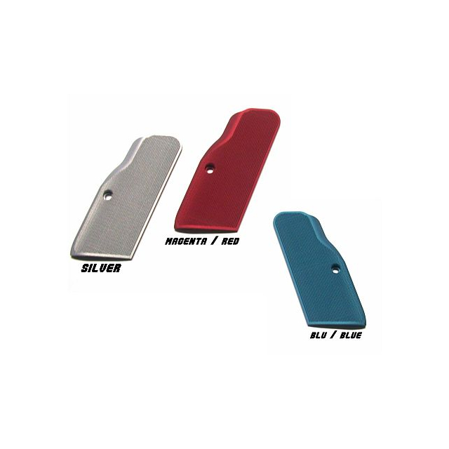 TANFOGLIO GRIP PLATE ALU SF FS CHECKERED - SILVER