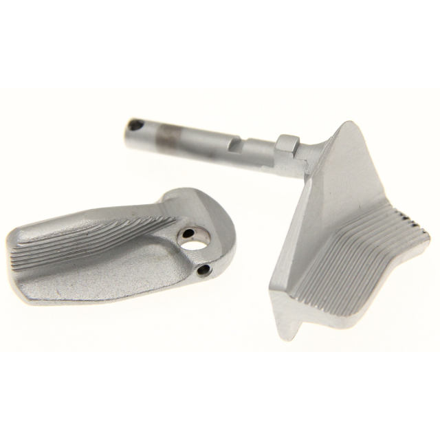 TANFOGLIO Safety Lever CUSTOM, AMBI/ Dubbelsidig - SILVER (24.G3)