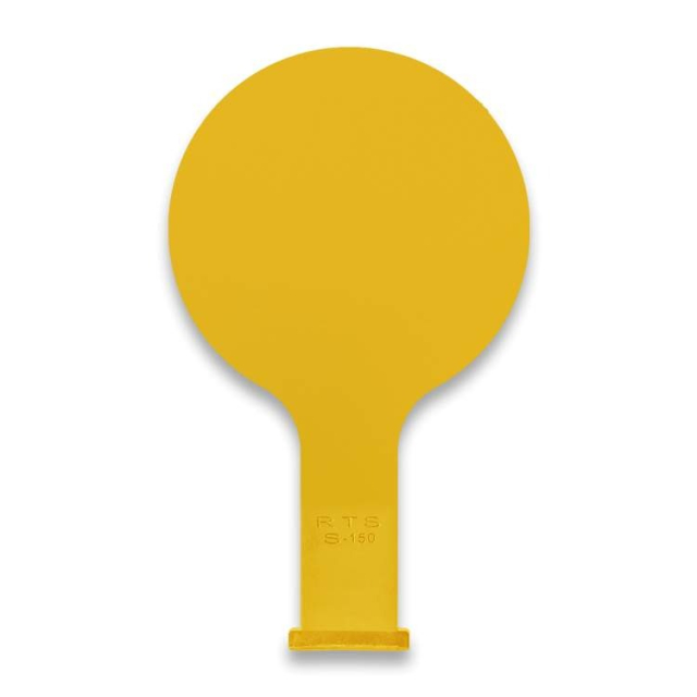 Plast-Måltavla modell Veleta 150mm - GUL // YELLOW