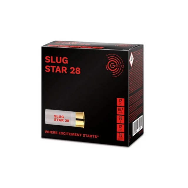 GECO SLUG STAR 12/67,5 28 Gram, 25 ptr