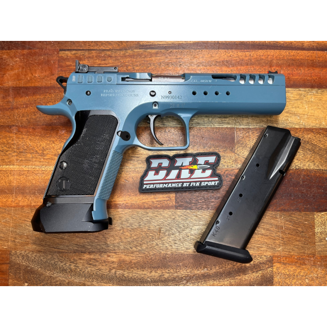 BEG Tanfoglio Limited Custom HC LF Teal Blue .40 S