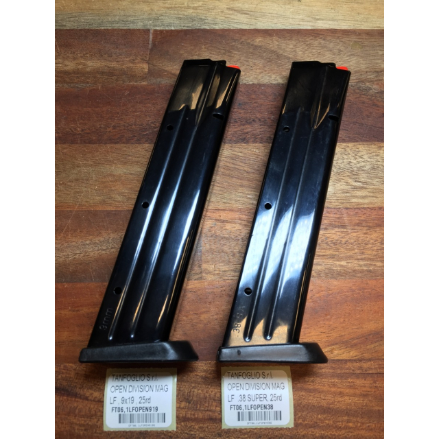TANFOGLIO MAGASIN LF .38 SUPER 25 ptr 170mm