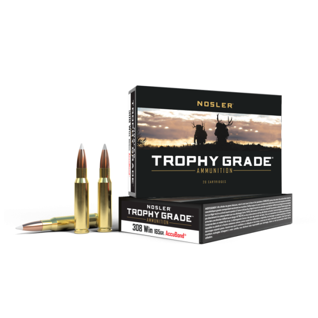 NOSLER .308 Win 165Gr AccuBond, 20 ptr