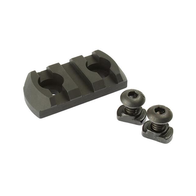 Rail kit M-LOK. 3 Slot Picatinny Rail 4cm SVART