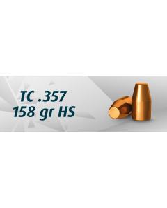 HN .38" TC .357"/158 Grain TC HS, BULK, 2000 kulor
