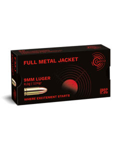 GECO 9x19 124 Grain FMJ, 50 ptr