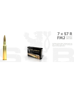 S&B 7x57R 140G FMJ, 20 ptr