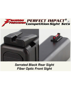 Glock Gen1-4 Competition Sight Set, BLK RS 225T / 