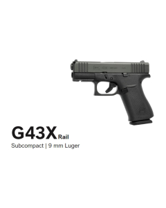 Glock 43X FS BLACK 9x19 8,6cm