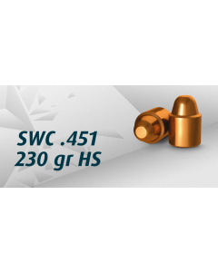 HN .45 SWC .451"/230 Grain SWC HS, 500 st