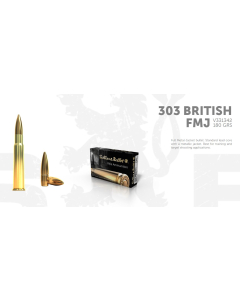 S&B .303 British 180G/ 11,7Gr FMJ 20 ptr