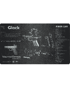 Vapenvårdsmatta Glock Gen3 BLK