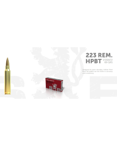 S&B .223R 69G HPBT, 20 ptr (Tung Kula)