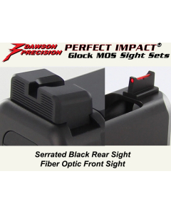 Dawson Glock MOS Sight Combo, BLK RS 225T / FO FS 215T