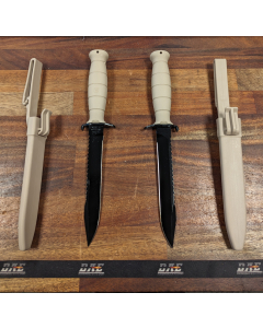 Glock Field Knife FM81 w/ Saw - SAND / TAN