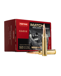 NORMA 6,5x55 MATCH GOLDEN TARGET 9,27g / 143gr HPB