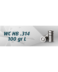 HN .32 WC .314"/100 Grain WC Kula BLY, FETT, 500 s