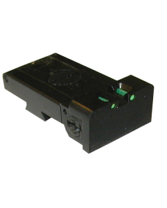 Dawson Adj Rear Sight 1911, Fiber Optic Rear Sight.