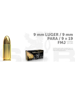 S&B 9x19 115G FMJ 50 ptr