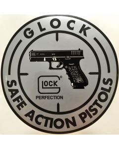 Glock Klistermärke 9,5x9,5 cm