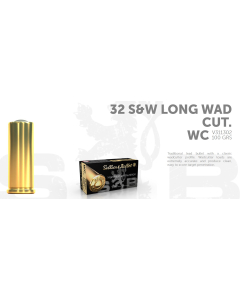 S&B .32 S&W LONG 100G WC 50 ptr