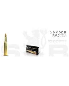 S&B 5,6x52R 70G FMJ, 20 ptr
