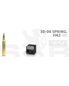 S&B .30-06 SPRG 124G FMJ, 50 ptr