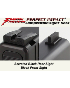 Dawson Glock Sight SET Competition, BLK RS 225T / 