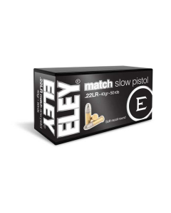ELEY Match SLow Pistol .22 Lr 40g 50 ptr